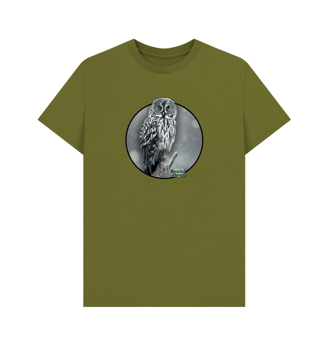 Moss Green Printed T-shirt