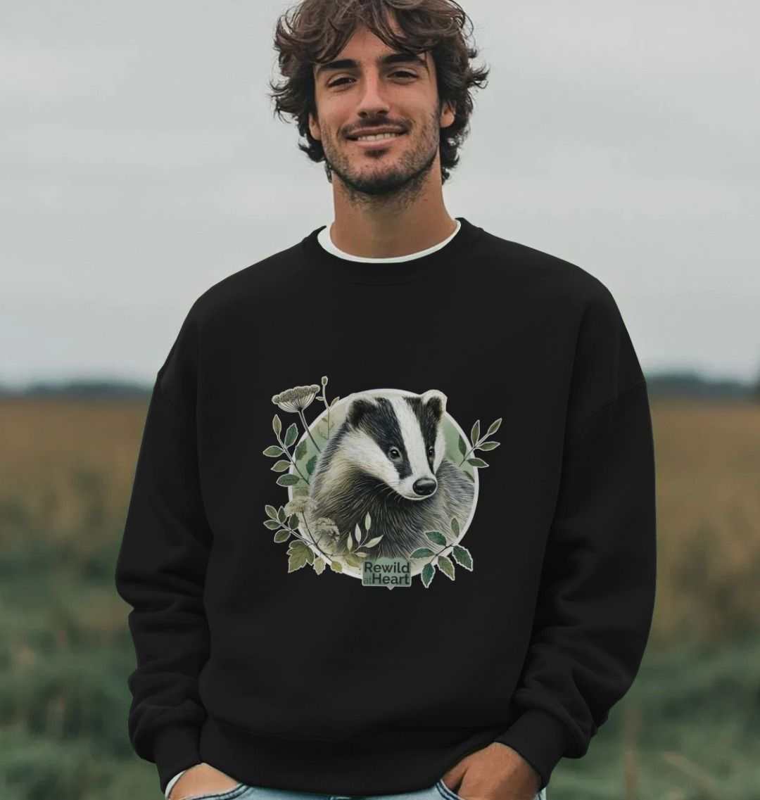Badger Spirit Men's Oversized Sweater