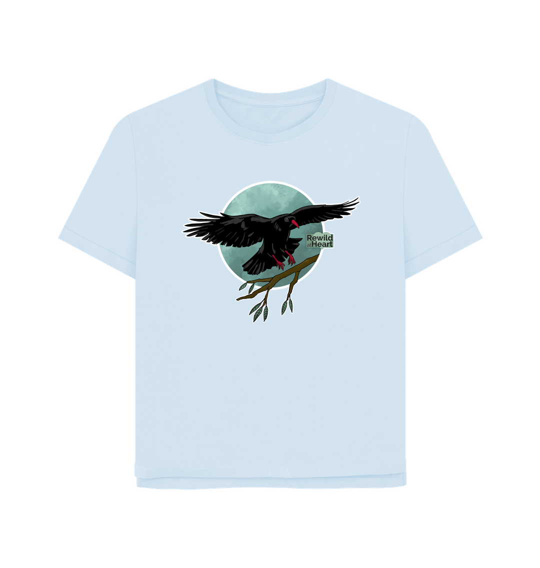 Sky Blue Chough Coastal Breeze Women's Relaxed-Fit T-Shirt