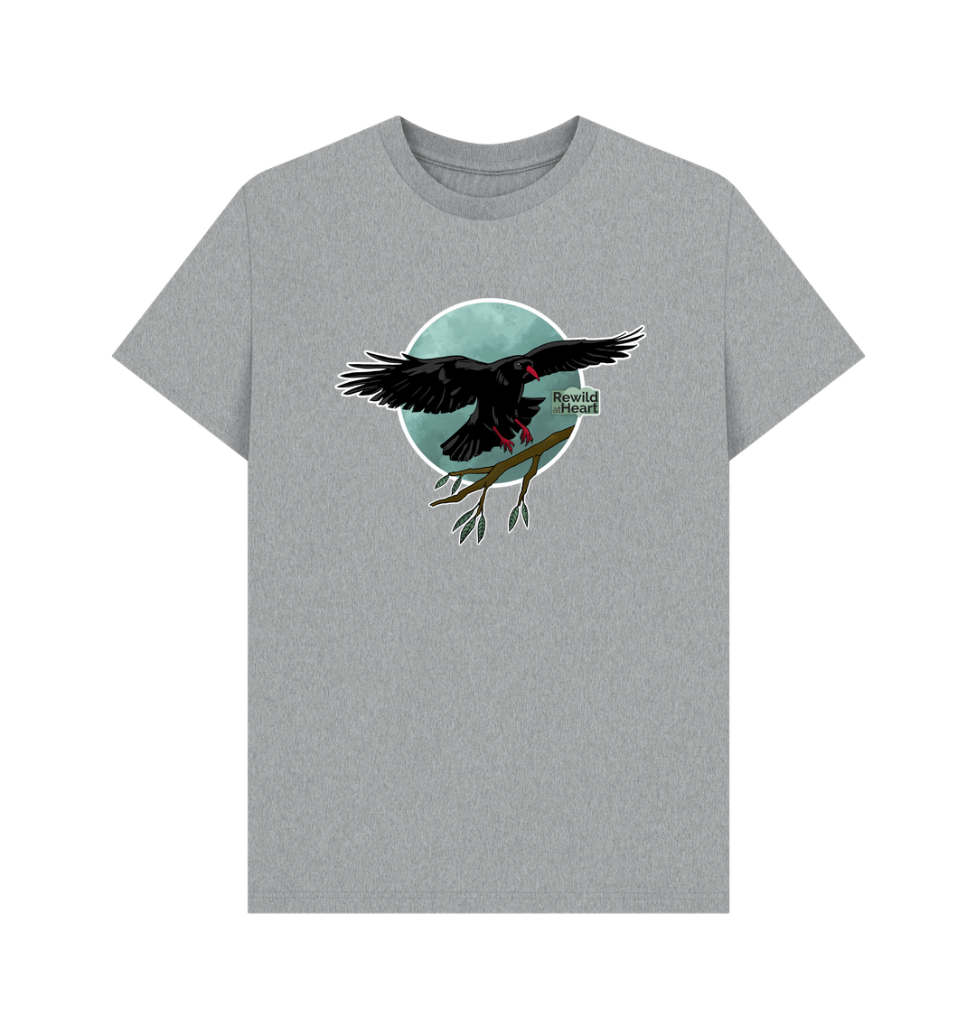 Athletic Grey Chough Coastal Breeze Men's T-Shirt