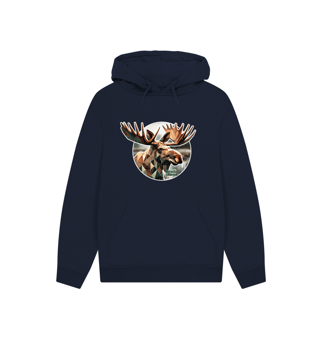 Navy Guardian Elk Hoodie