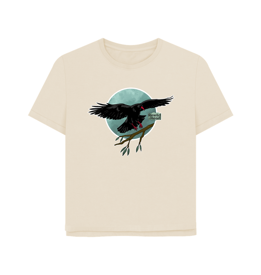 Oat Chough Coastal Breeze Women's Relaxed-Fit T-Shirt