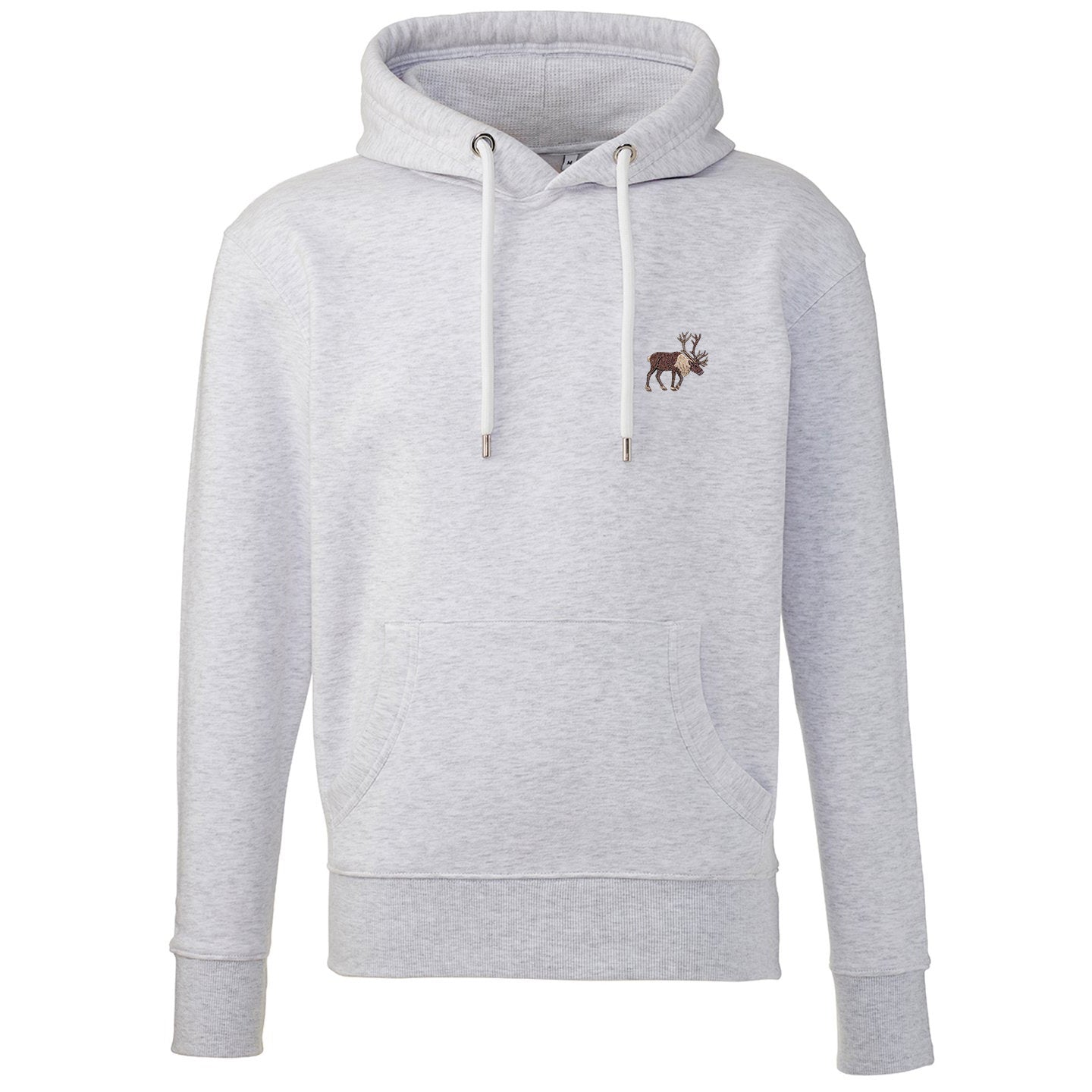 Reindeer Embroidered Unisex Hoodie
