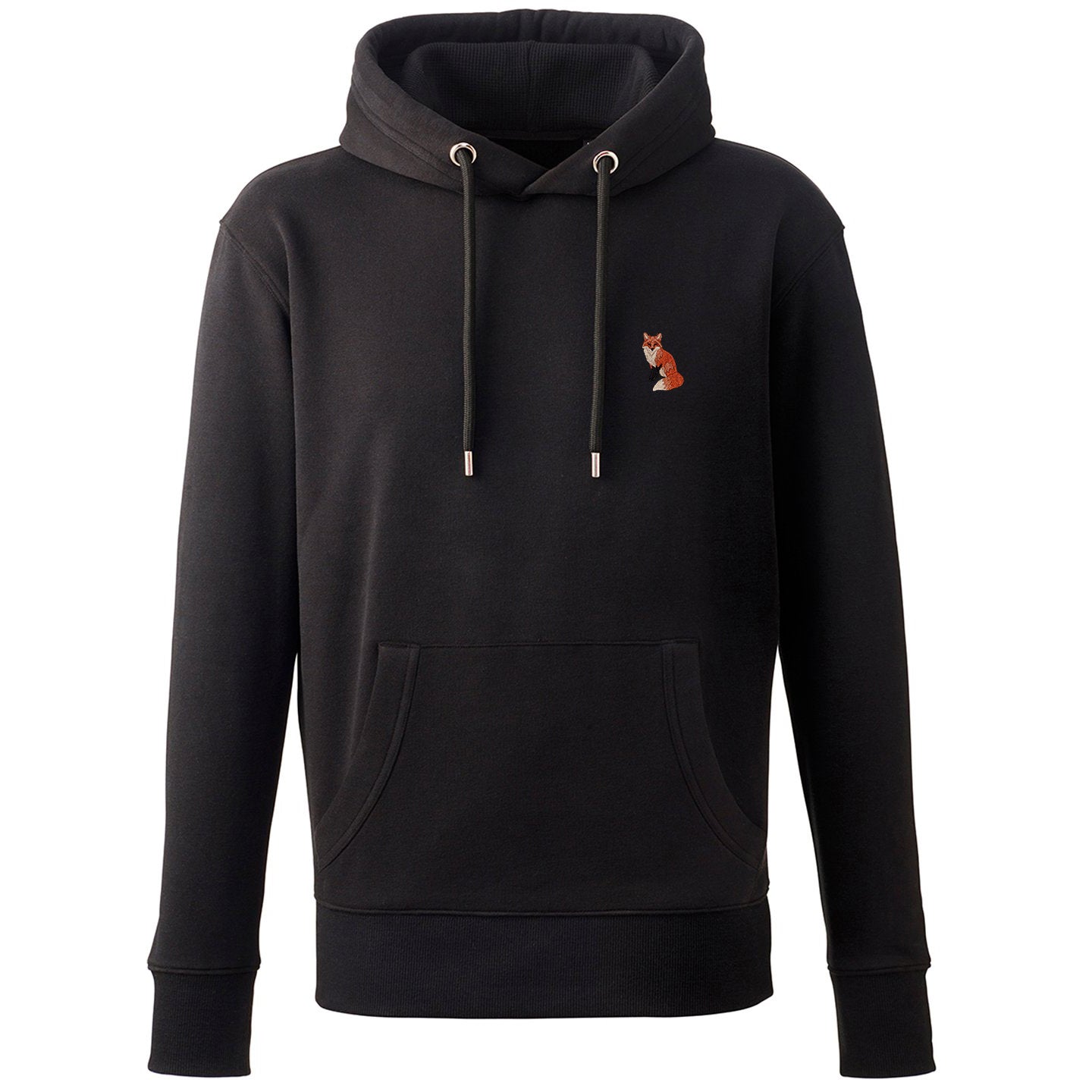 Fox Embroidered Unisex Hoodie