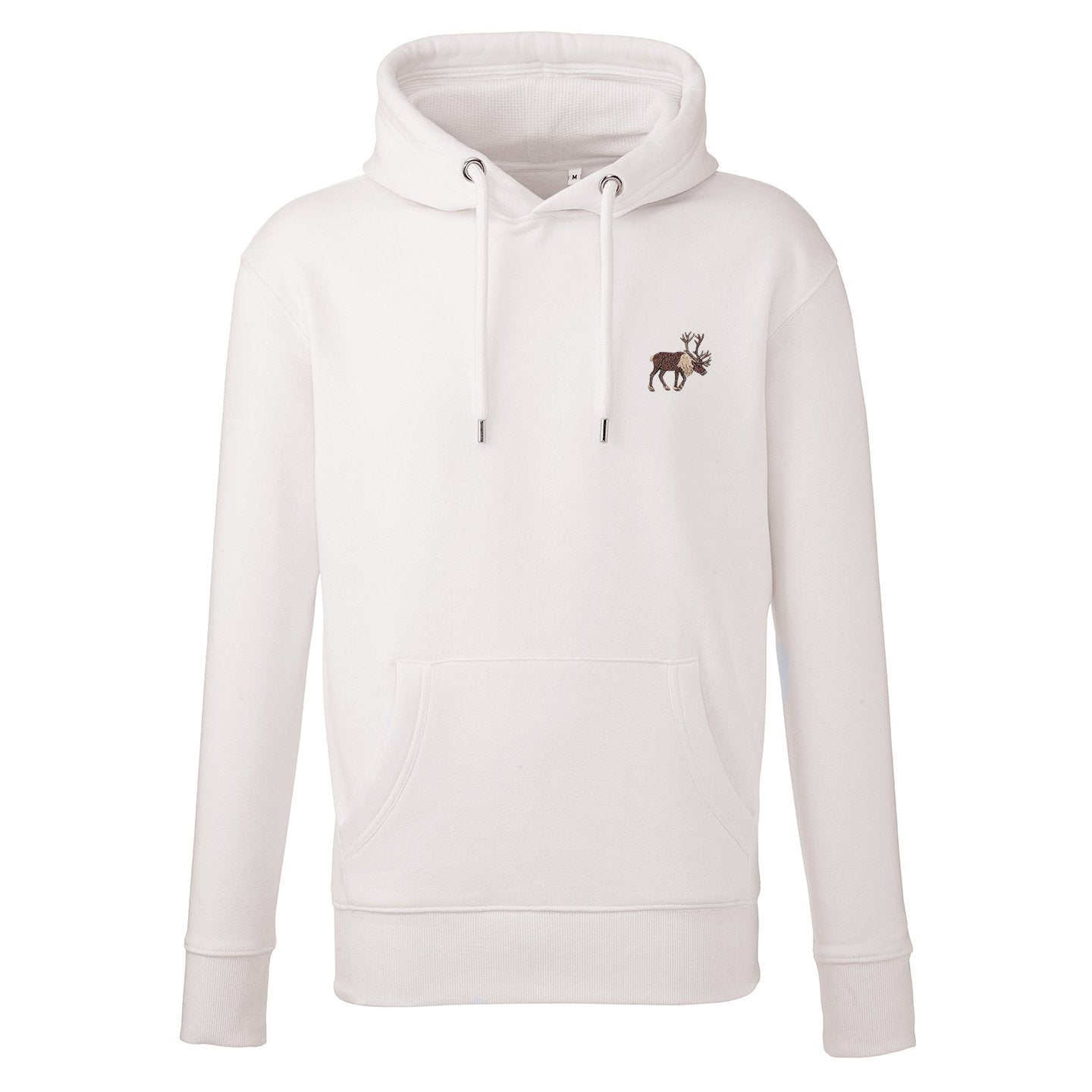 Reindeer Embroidered Unisex Hoodie