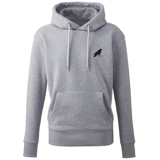 Crow Embroidered Unisex Hoodie