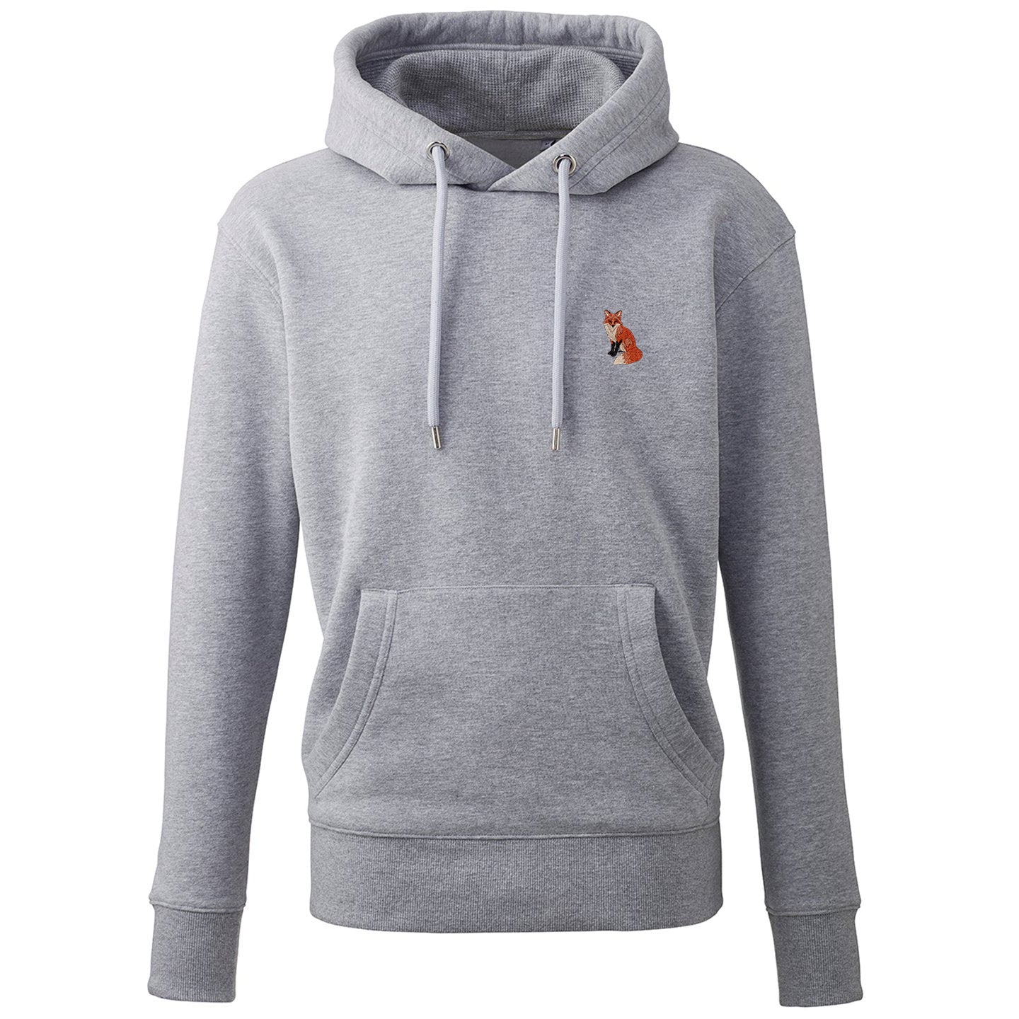 Fox Embroidered Unisex Hoodie