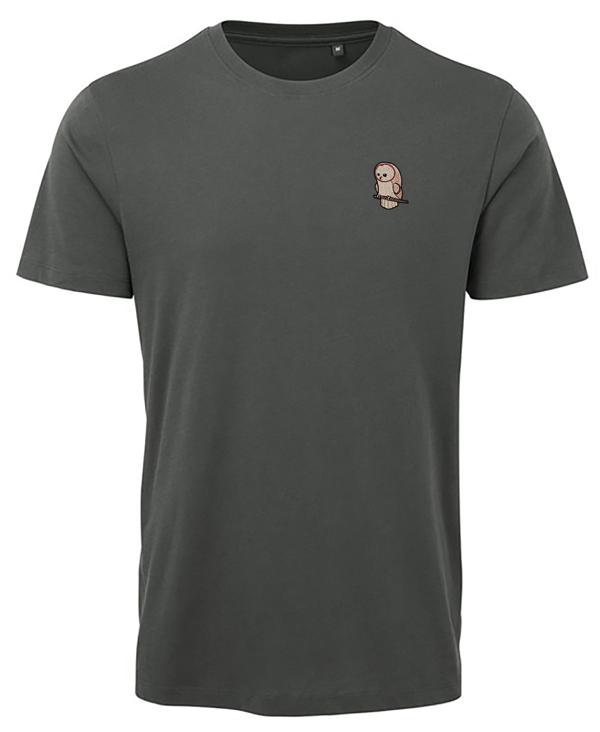 Barn Owl Cute Embroidered Unisex T-Shirt