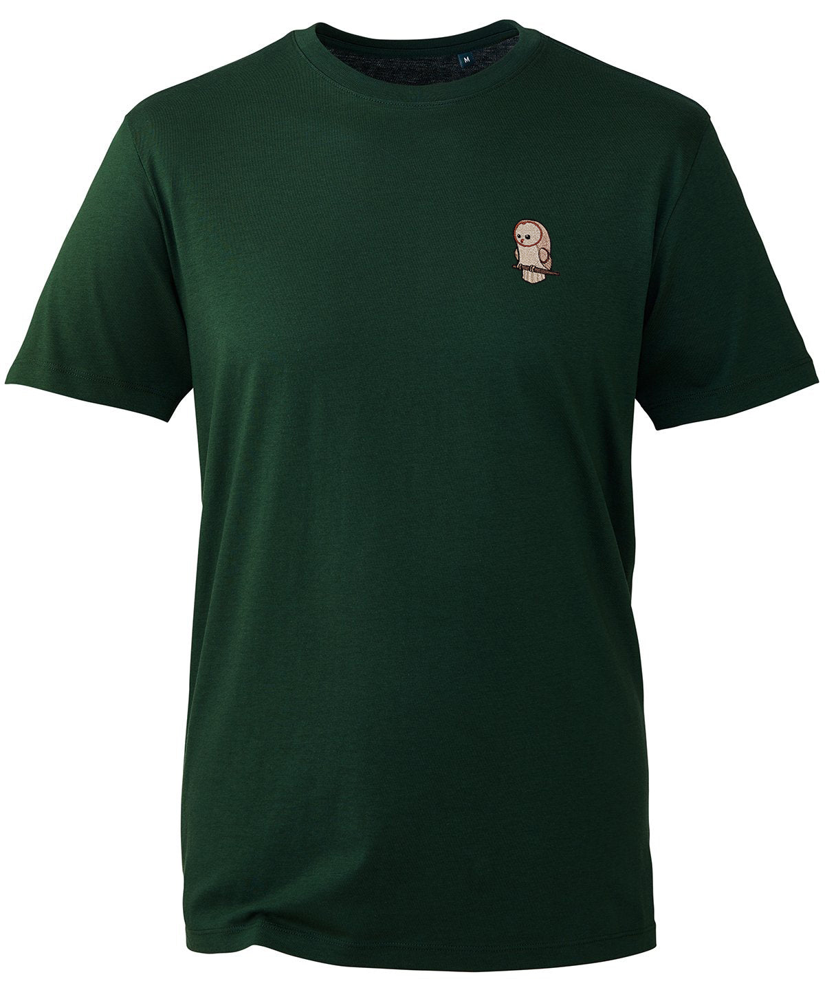 Barn Owl Cute Embroidered Unisex T-Shirt