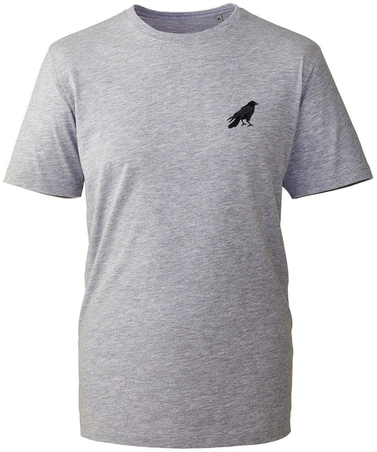 Crow Embroidered Unisex T-Shirt