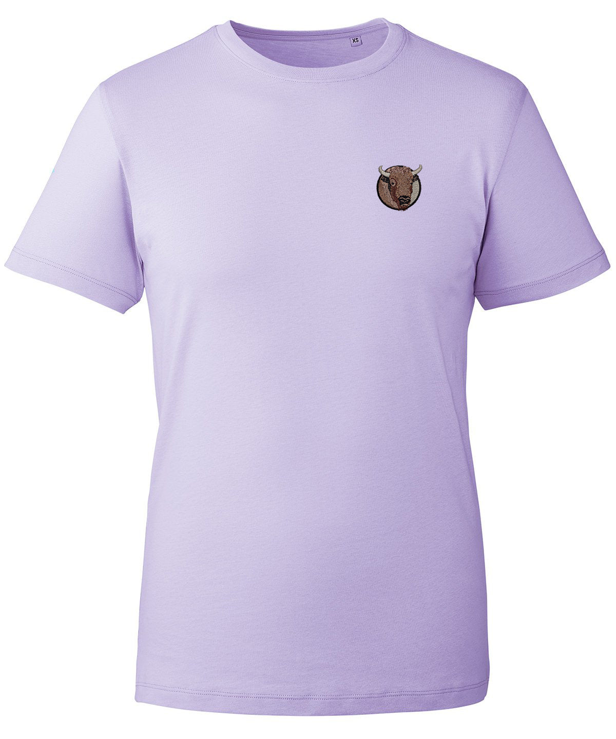 Bison Portrait Embroidered Unisex T-Shirt