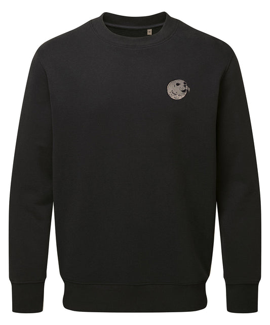 Grey Seal Embroidered Unisex Jumper