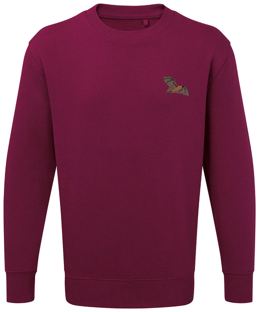 Fruit Bat Embroidered Unisex Jumper