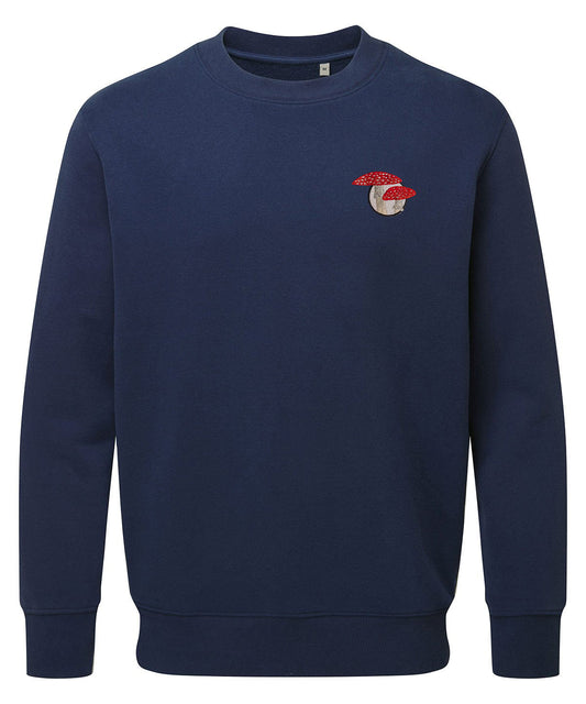 Fly Agaric Mushroom Embroidered Jumper