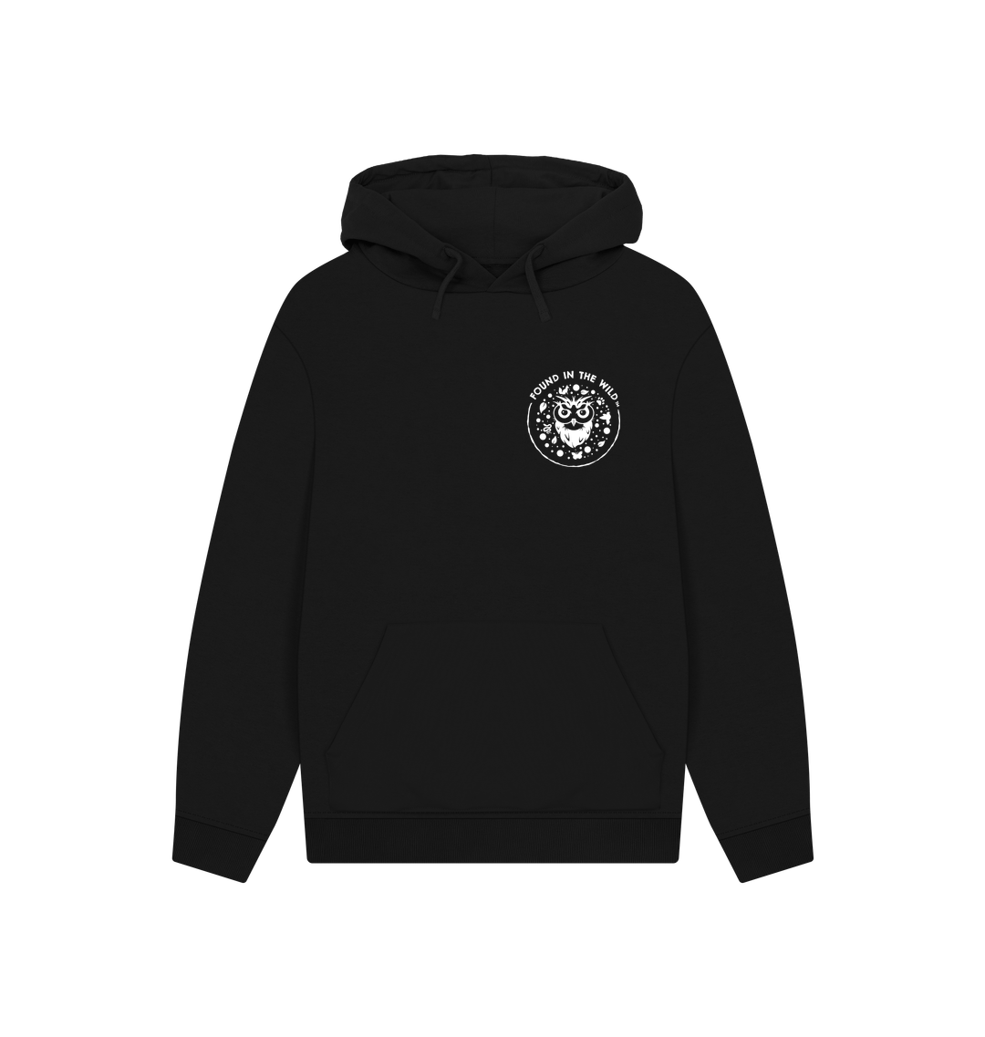 Black Printed Hoody