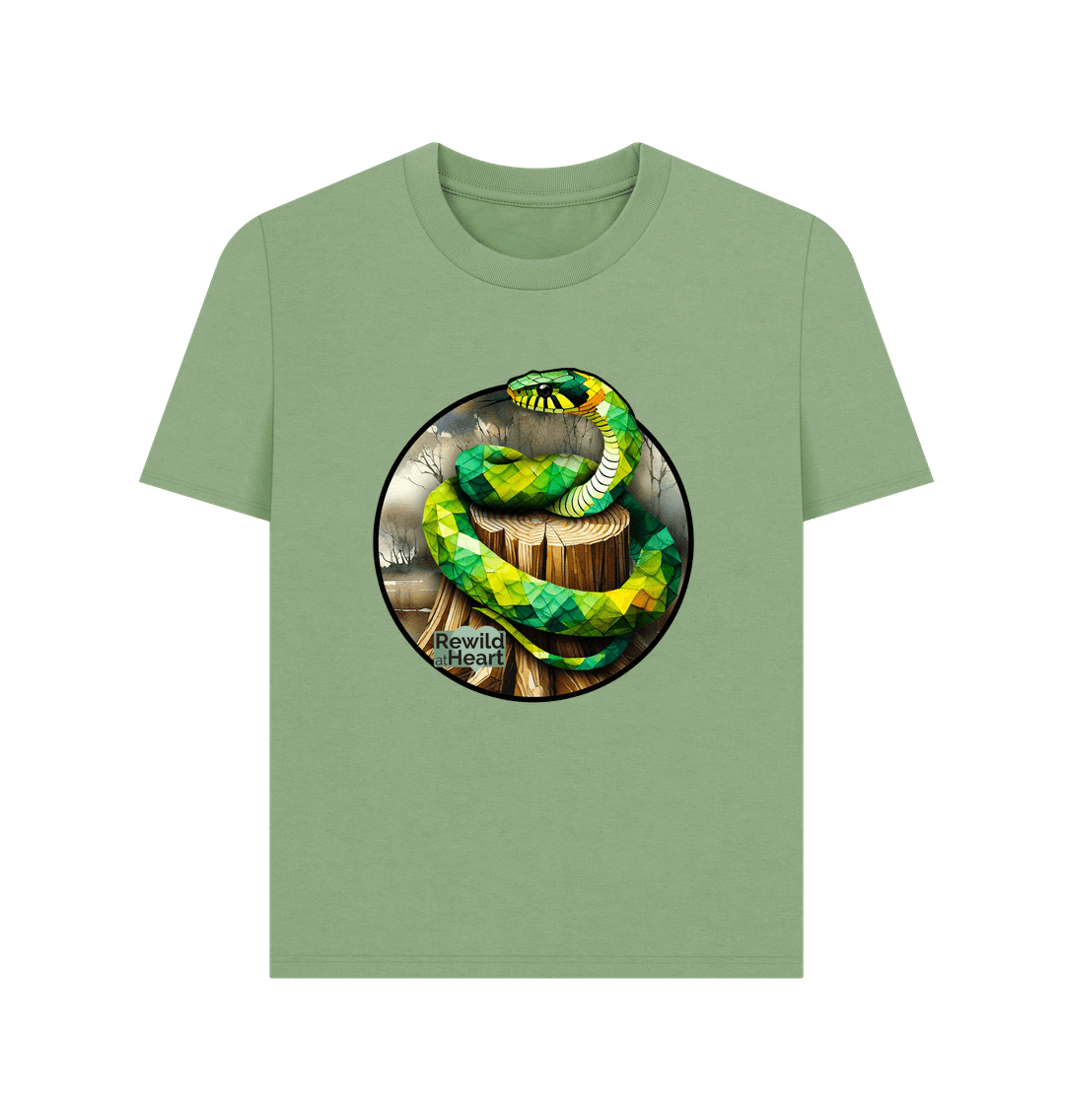 Sage Grass Snake Marsh Women's Classic T-Shirt