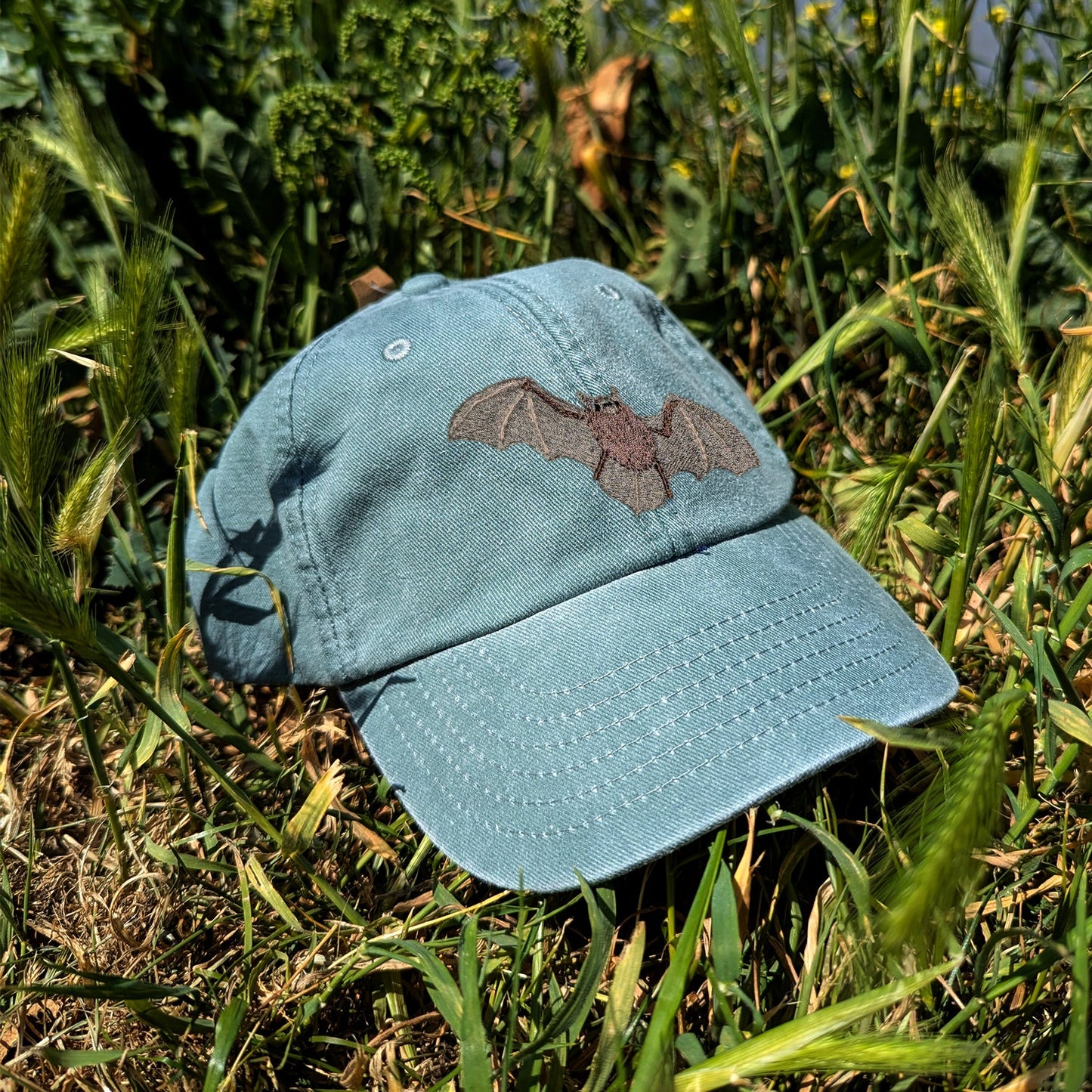Pipistrelle Bat Embroidered Kids Baseball Cap (Ages 5 and Up)