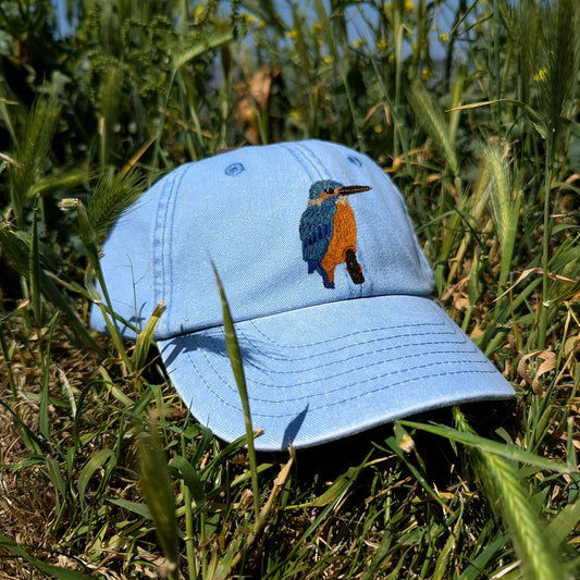 Kingfisher Embroidered Kids Baseball Cap
