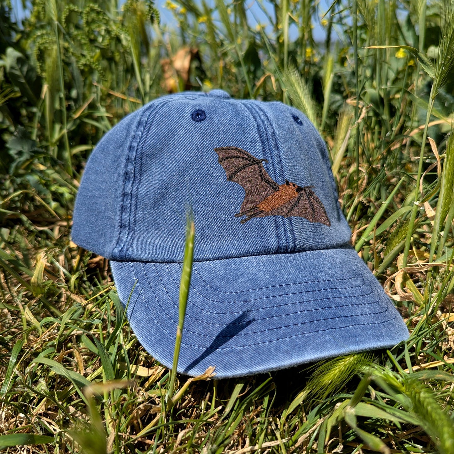 Fruit Bat Embroidered Kids Baseball Cap (Ages 5 and Up)