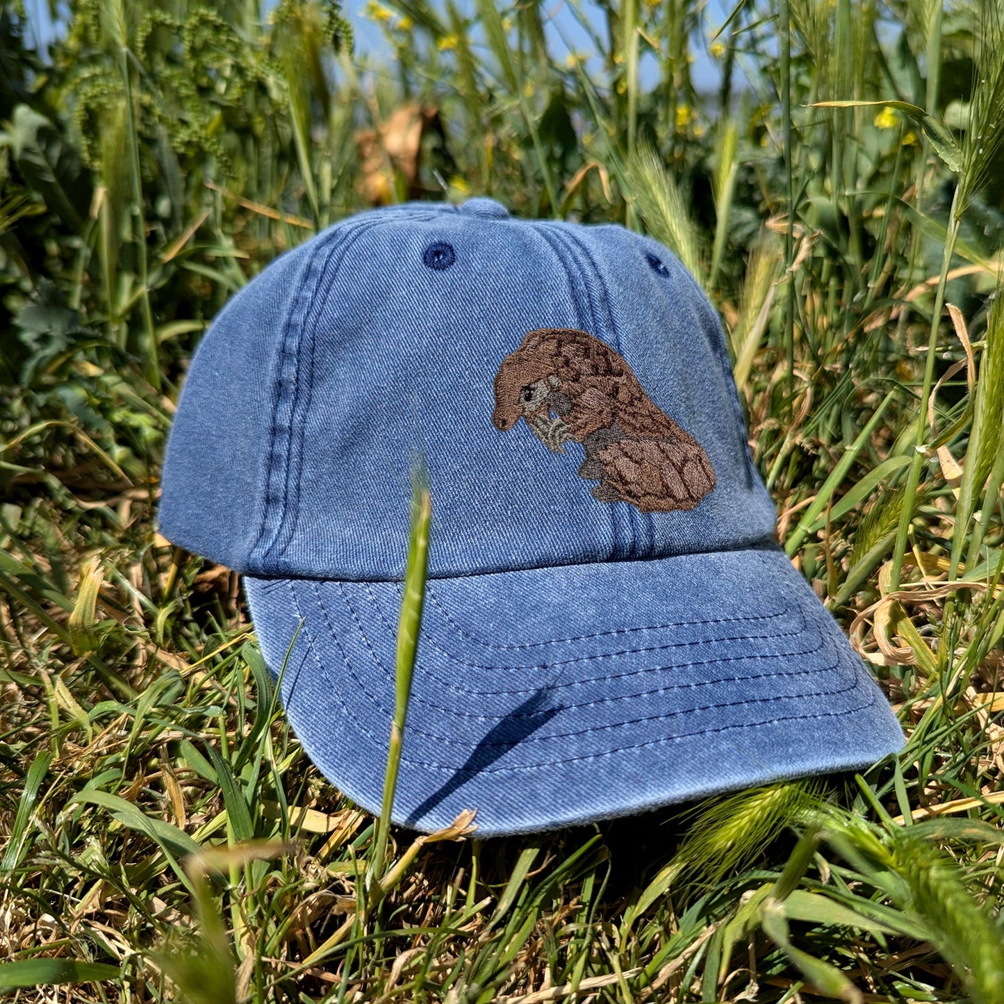 Pangolin Embroidered Kids Baseball Cap (Ages 5 and Up)