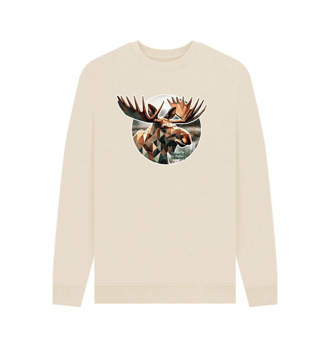 Oat Printed Sweater Front