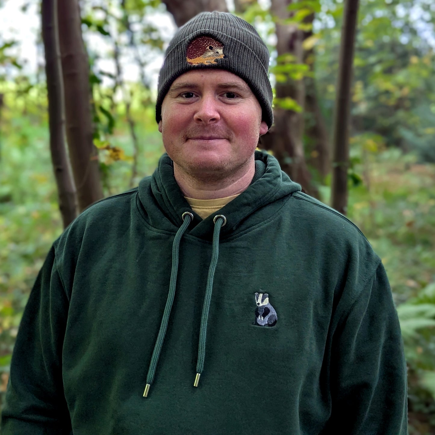 Badger Embroidered Unisex Hoodie