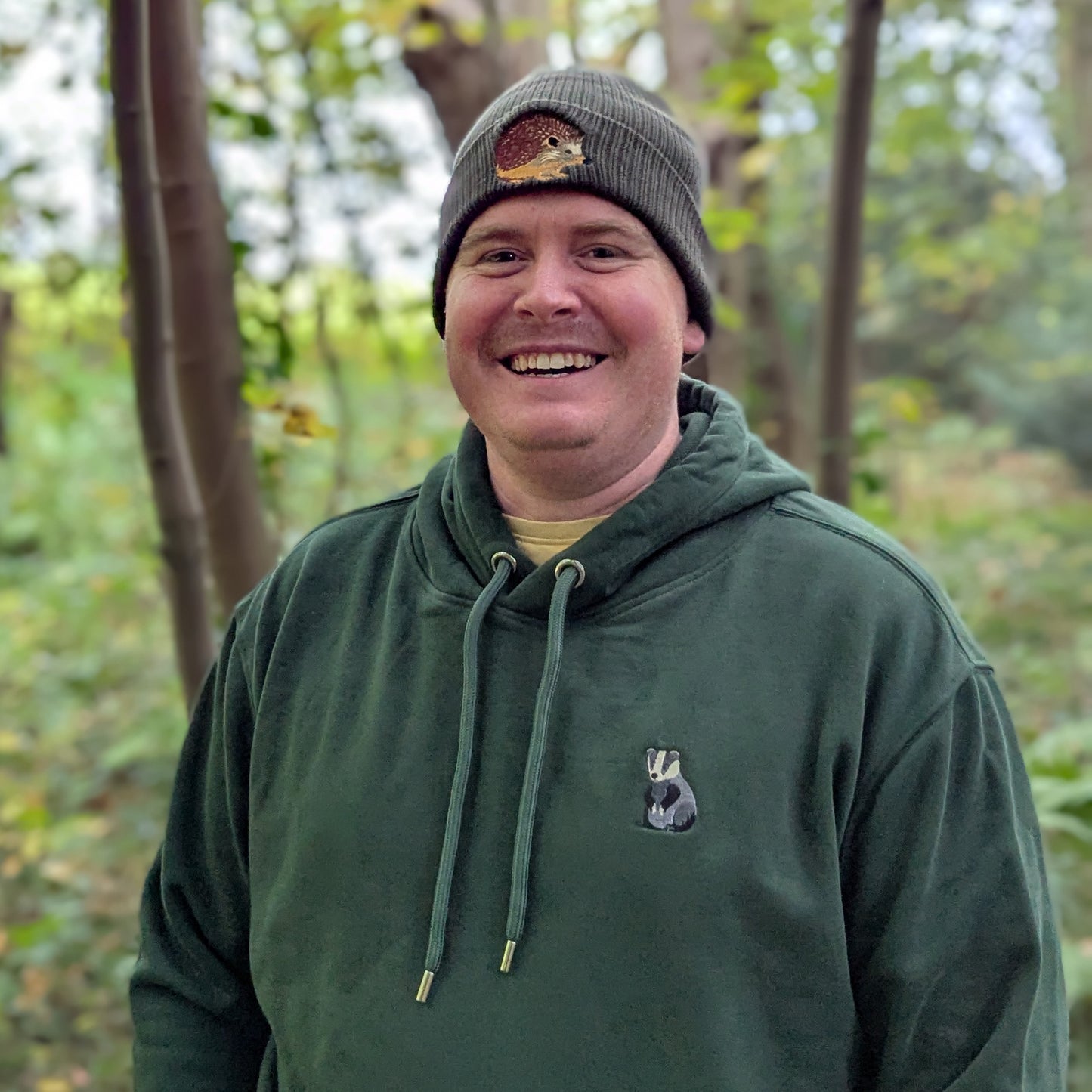 Badger Embroidered Unisex Hoodie