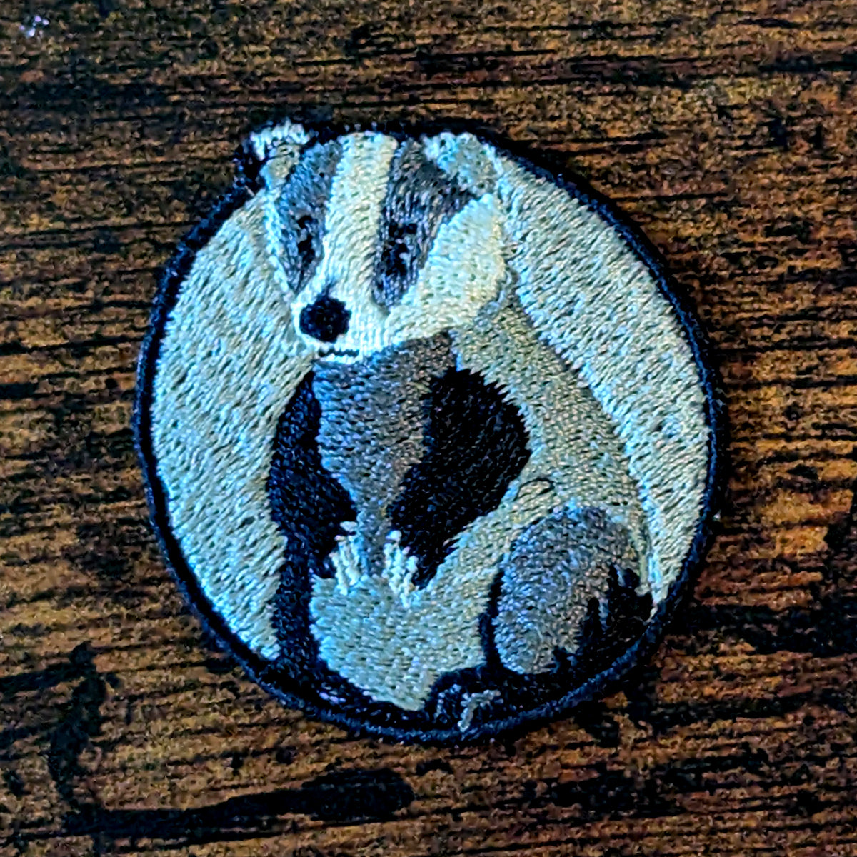 Badger Embroidered Iron-On Patch
