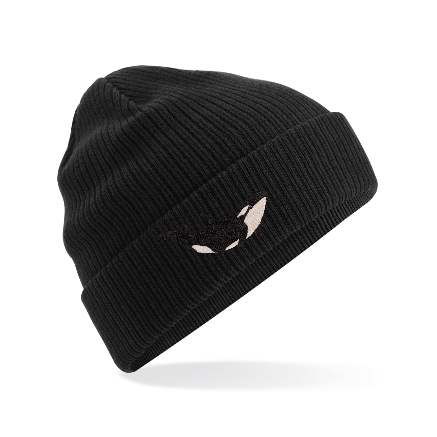 Orca Embroidered Beanie