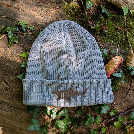 Basking Shark Embroidered Beanie