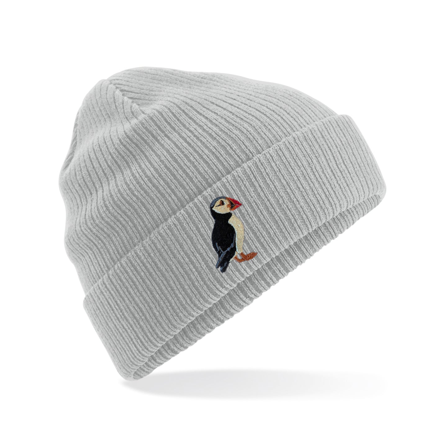 Puffin Embroidered Beanie