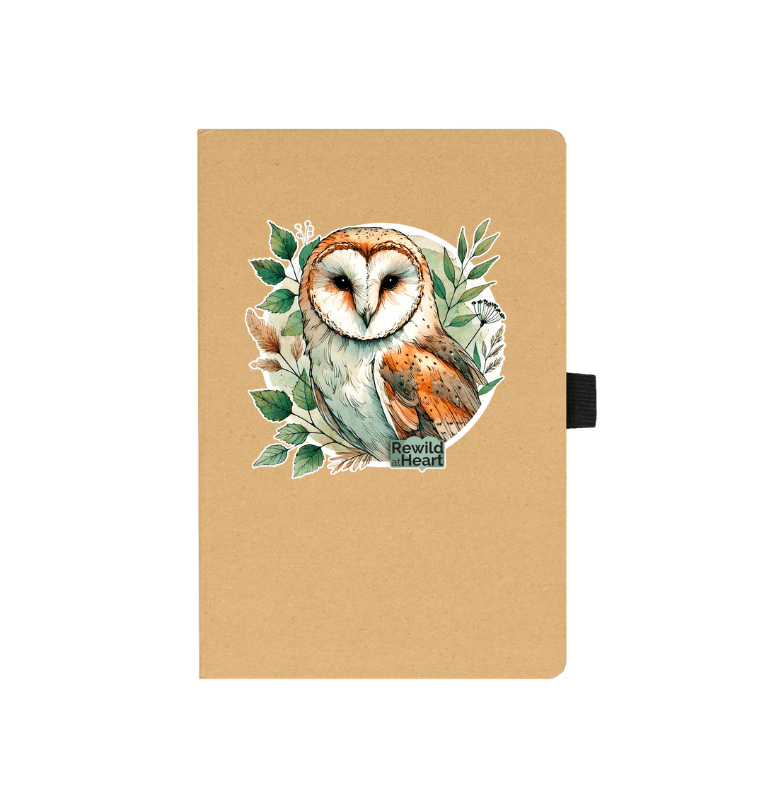 Kraft Barn Owl Woodland Notepad