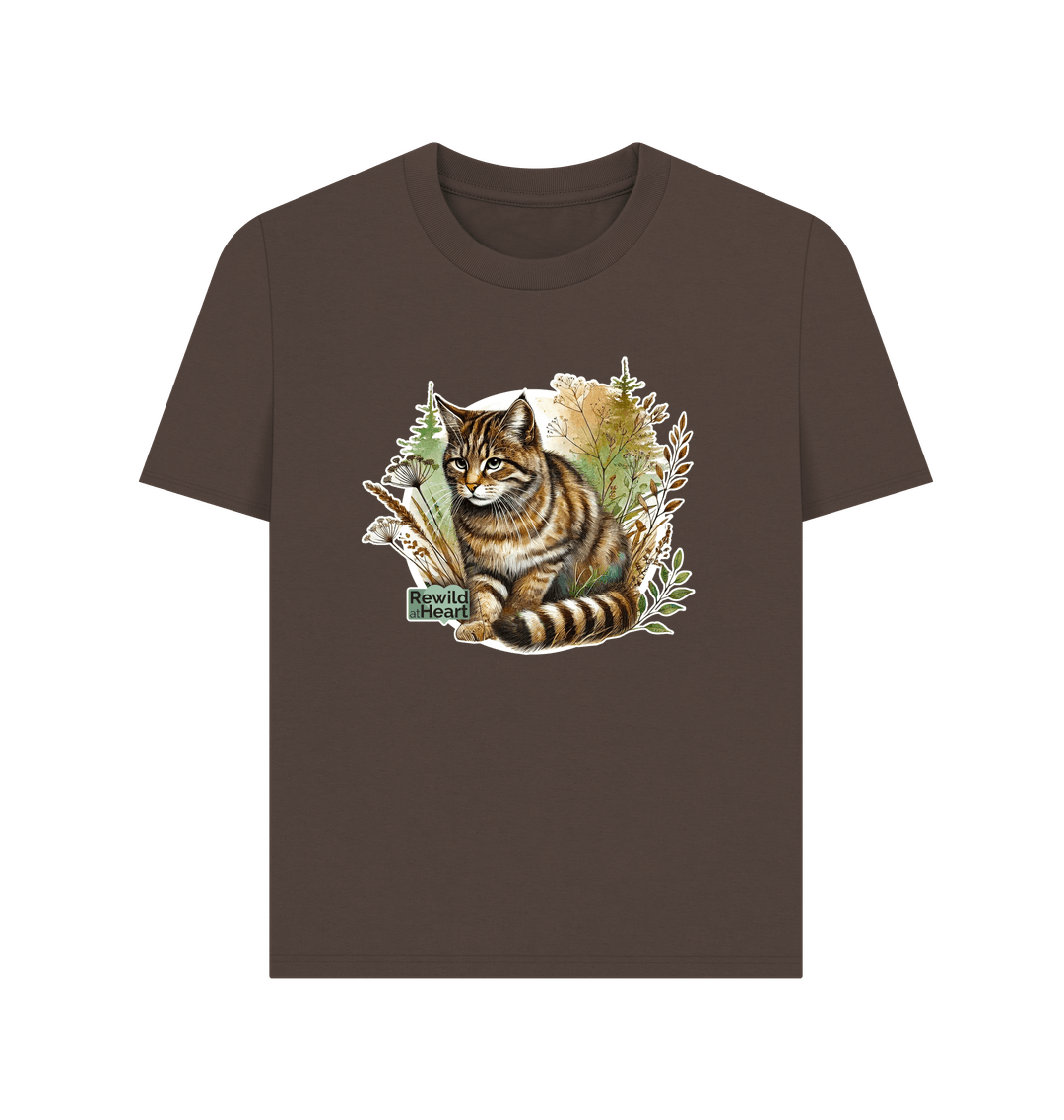 Chocolate Wildcat Wilderness Women's Classic T-Shirt
