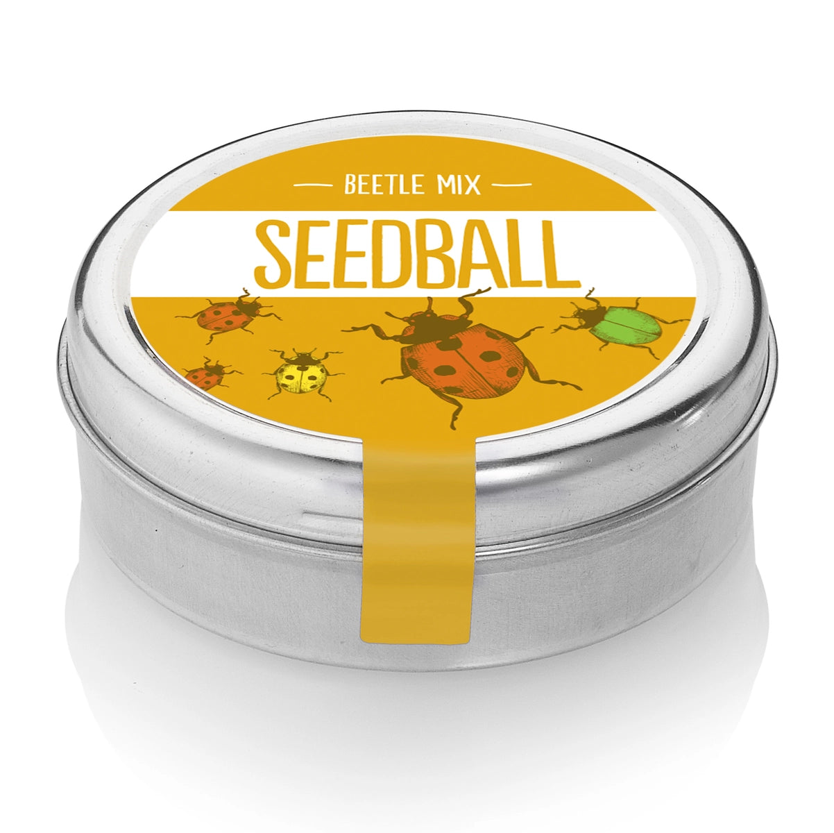 Seedball Tin: Beetle Mix, Wildflowers for Pollinator Heroes