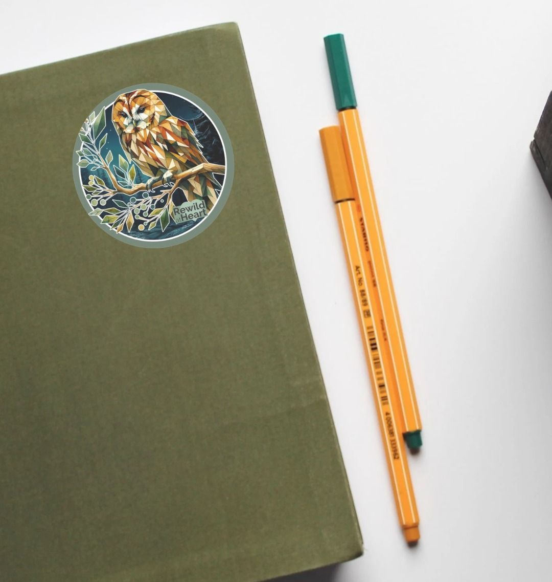 Tawny Owl Sticker