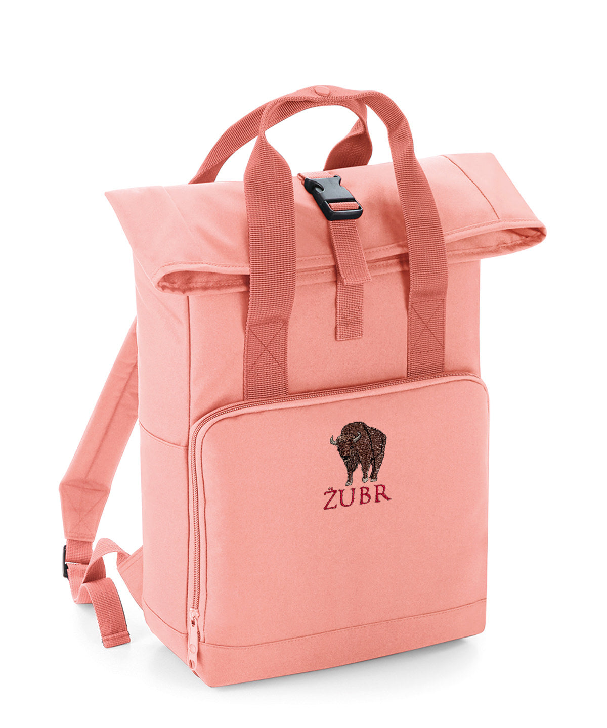 Bison Zubr Embroidered Recycled Roll-Top Backpack (Limited Edition)