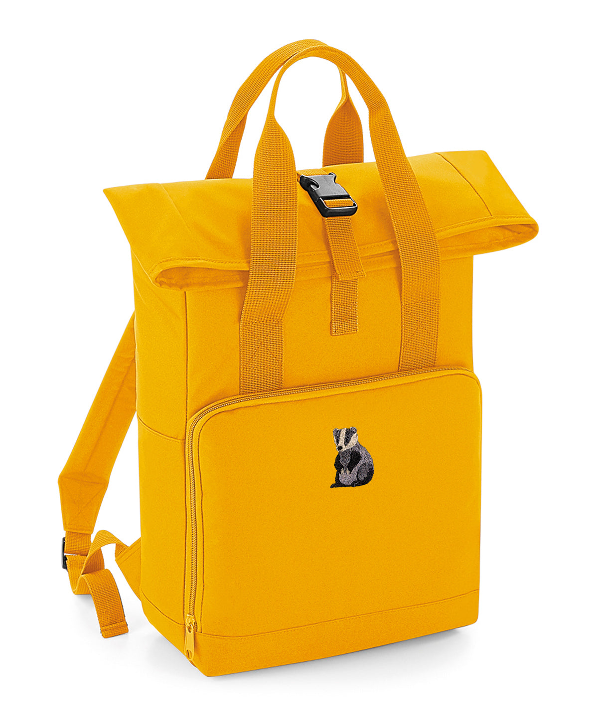 Badger Embroidered Recycled Roll-Top Backpack