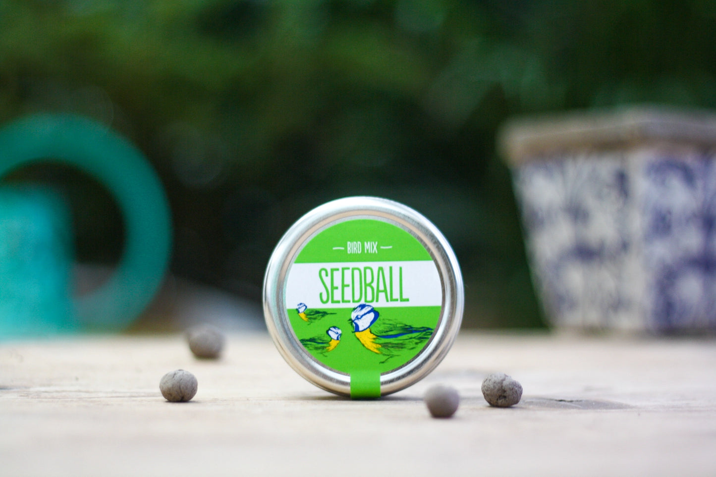 Seedball Tin: Bird Mix, Wildflowers for your Garden Birds