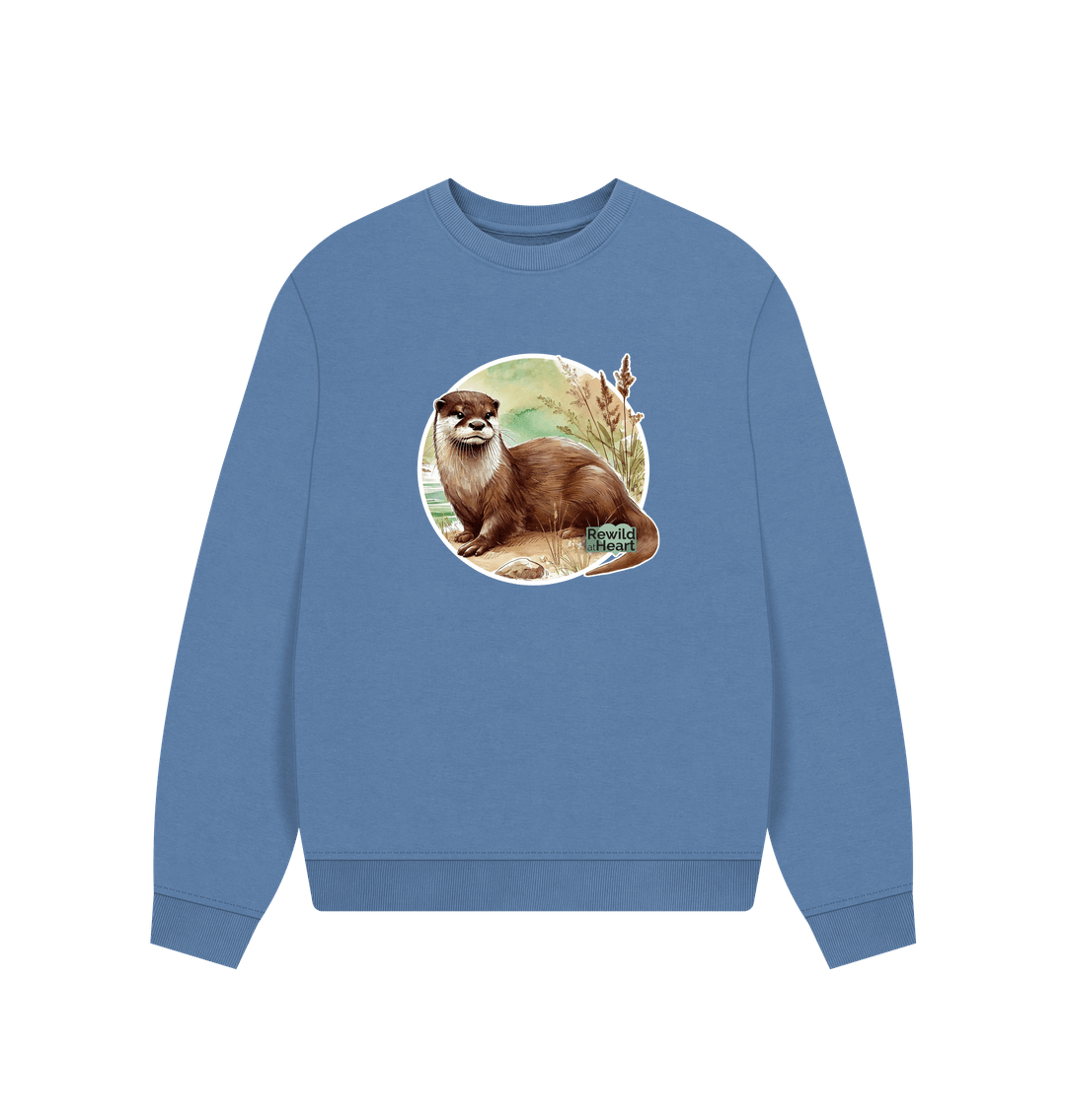 Solent Riverside Otter Women's Oversized Jumper