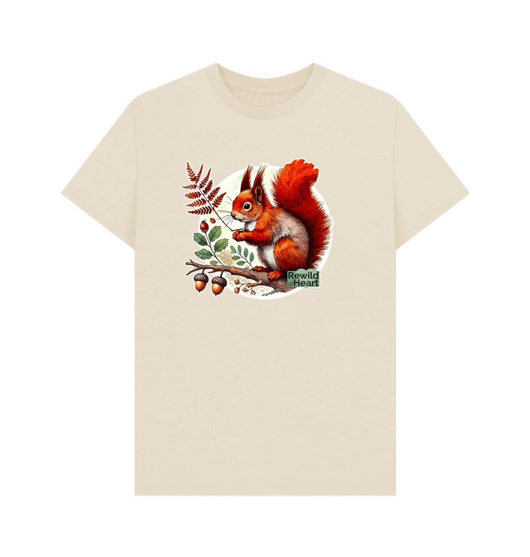 Oat Red Squirrel Oak Men's T-Shirt