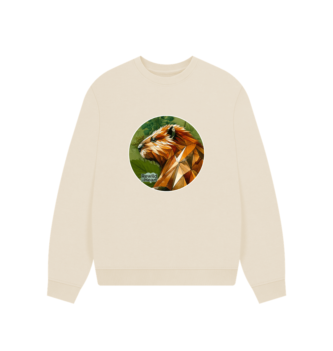 Oat Beaver Botanical Women's Oversized Jumper