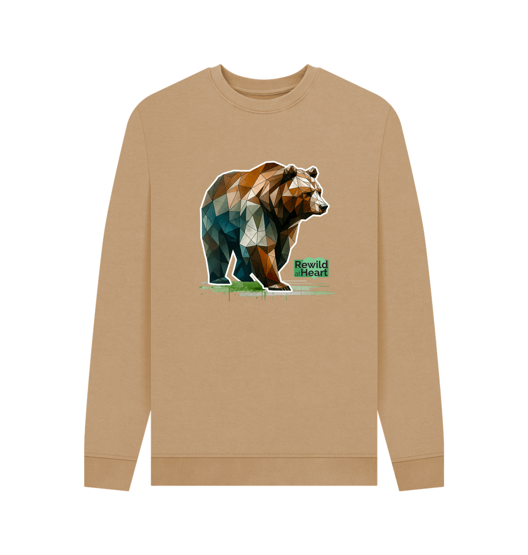 Sand Spirit of the Brown Bear Men's Sweater