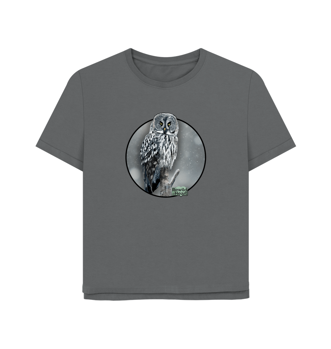 Slate Grey Printed T-shirt