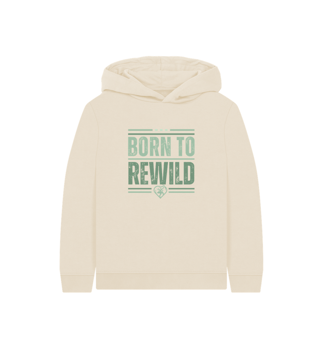 Oat Born to Rewild Kids Hoodie
