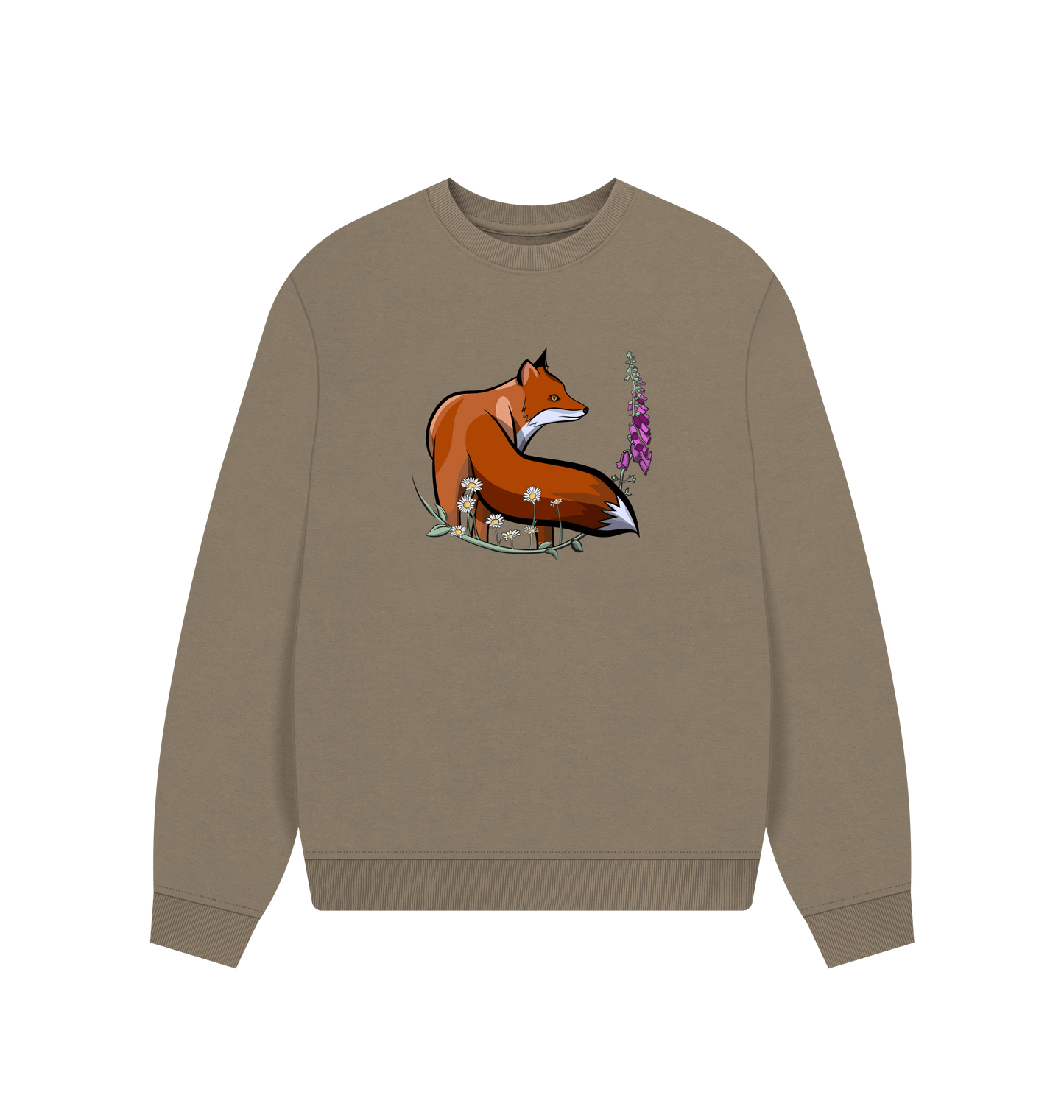 Willow Printed Sweater Front
