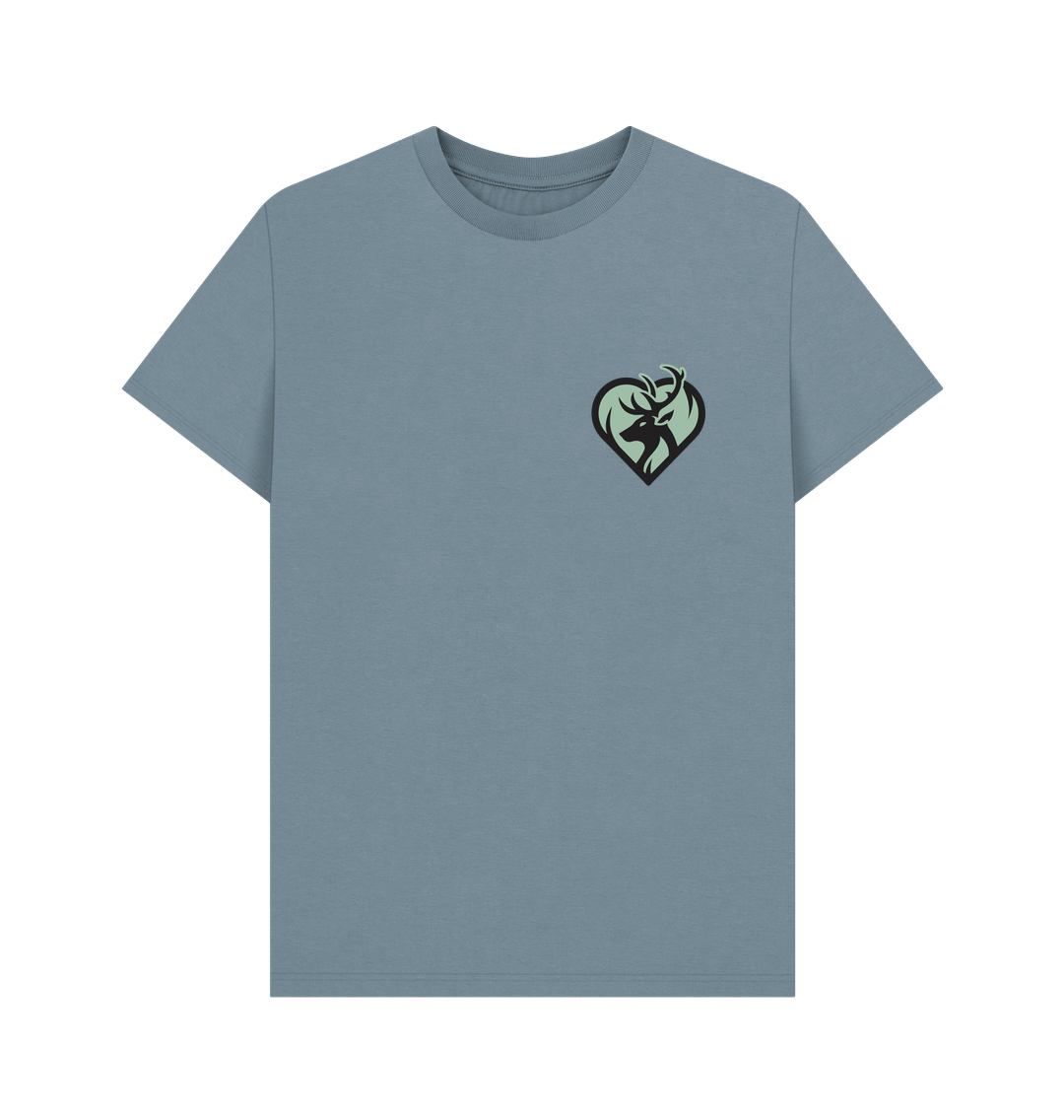 Stone Blue Printed T-shirt
