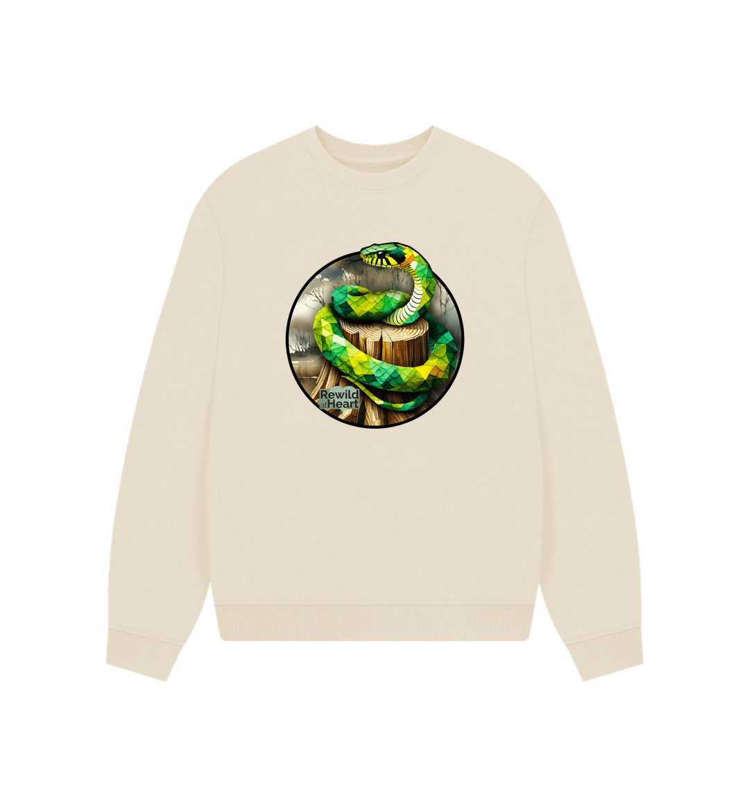 Oat Grass Snake Marsh Women's Oversized Jumper