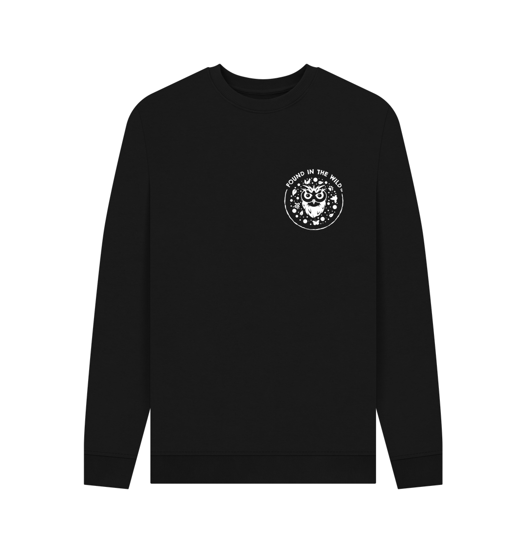 Black Printed Sweater