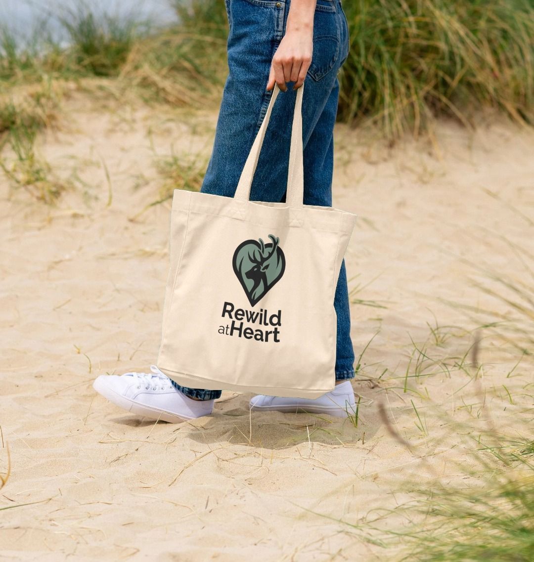 Rewild at Heart Shopper Tote Bag
