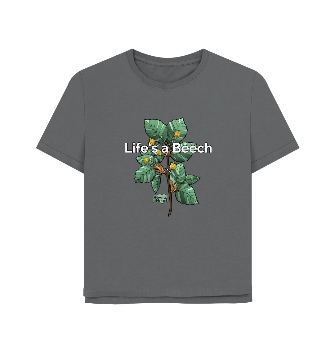 Slate Grey Printed T-shirt